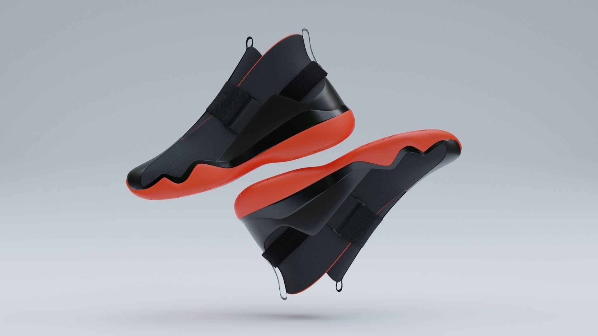 Sneakers Low-poly 3D model_4