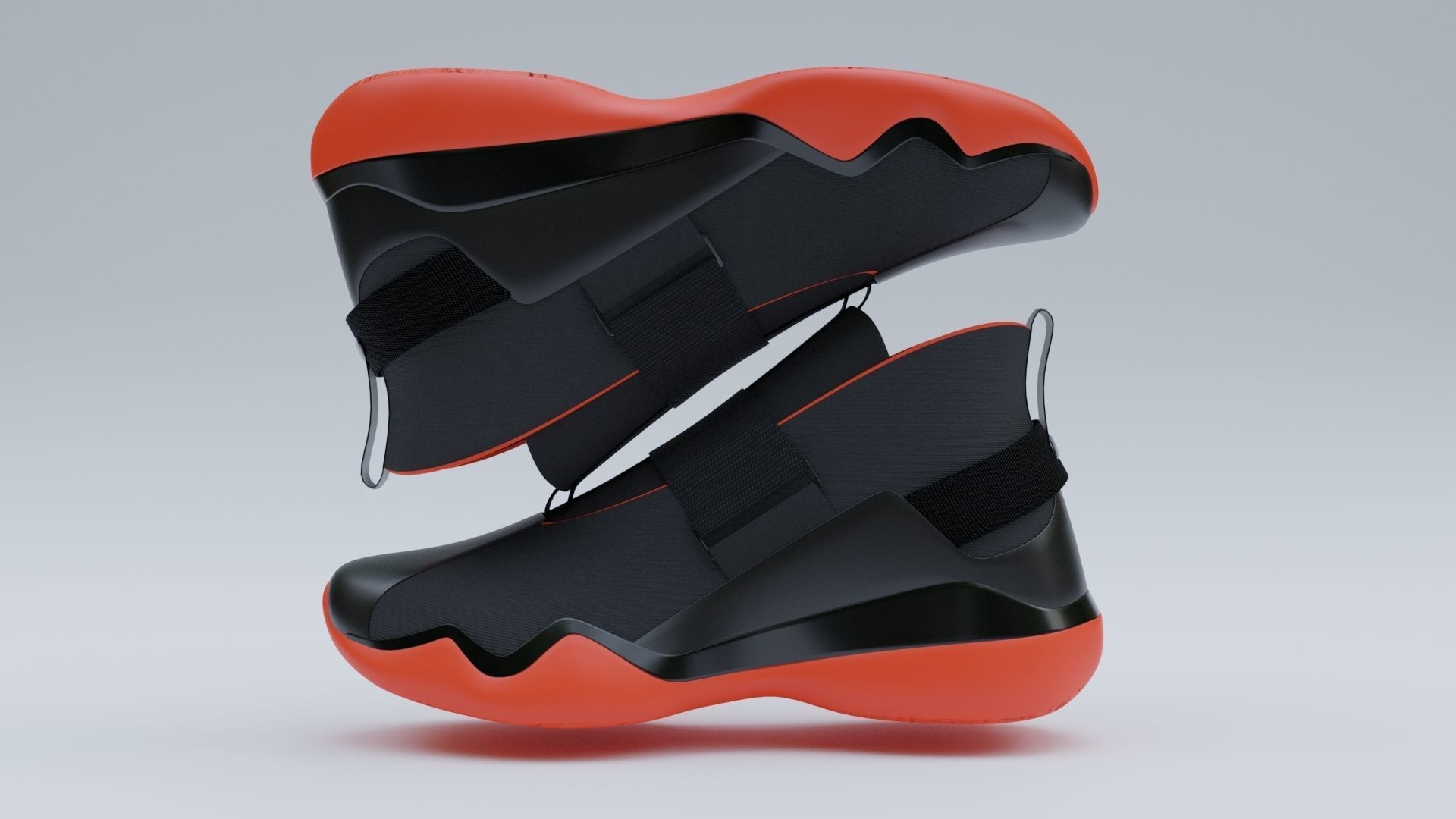 Sneakers Low-poly 3D model_6