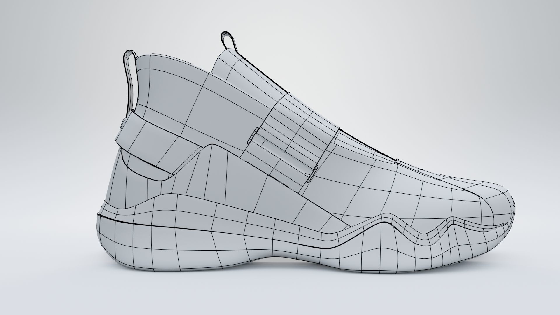 Sneakers Low-poly 3D model_15