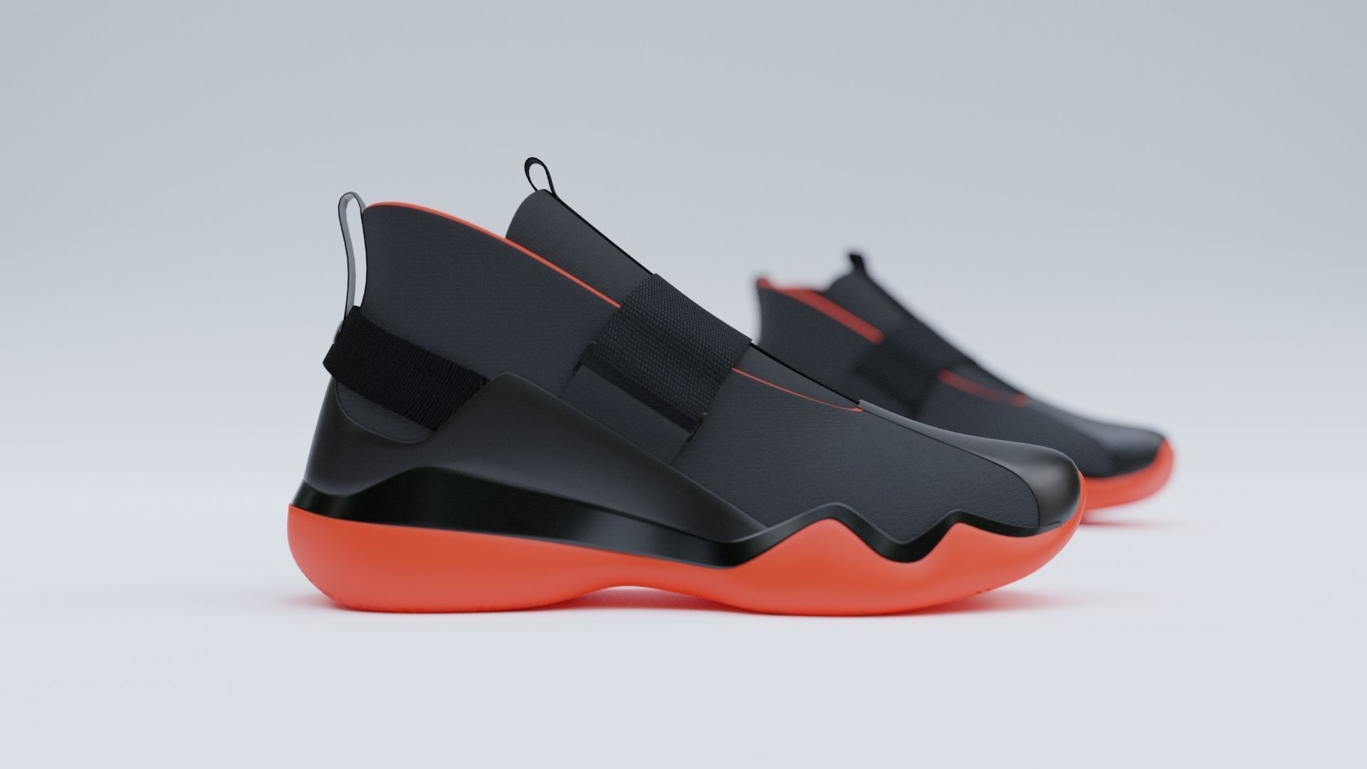 Sneakers Low-poly 3D model_13