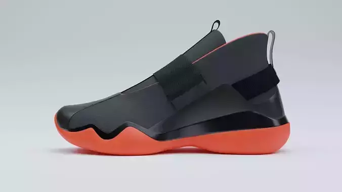 Sneakers Low-poly 3D model