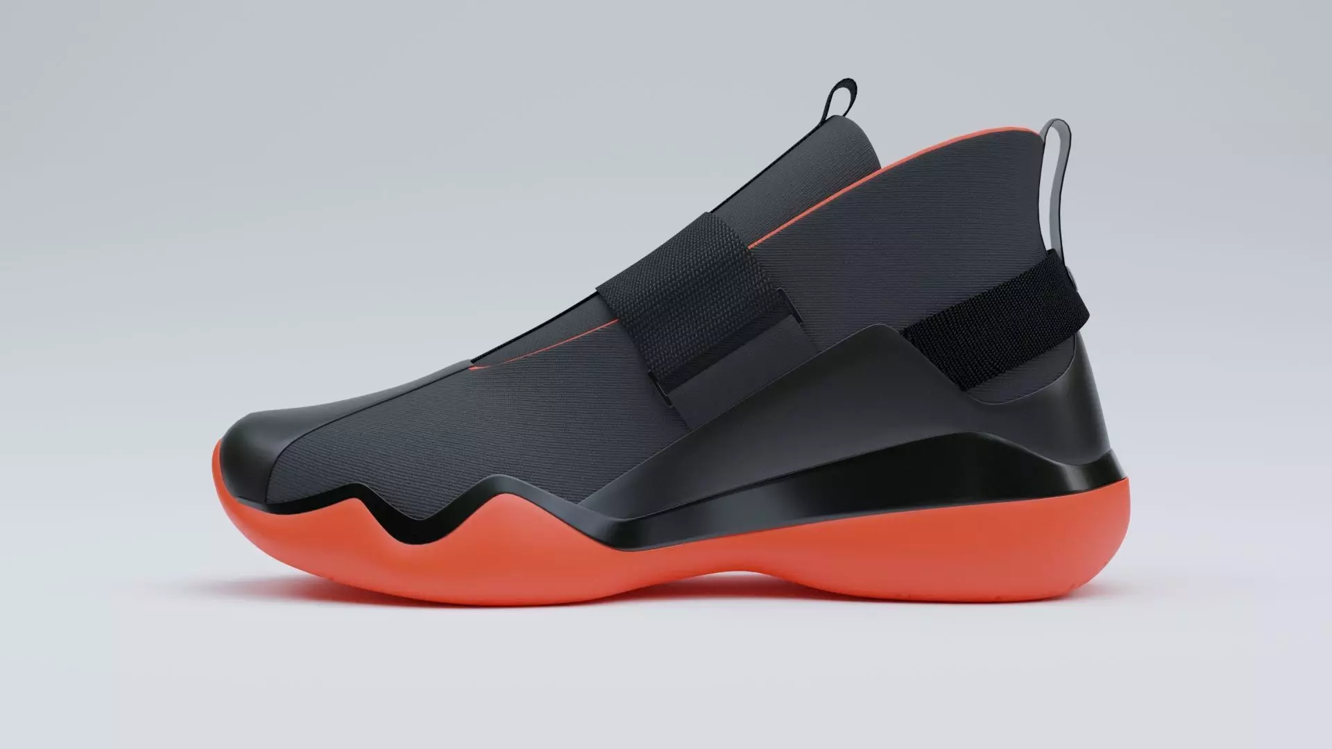 Sneakers Low-poly 3D model_0