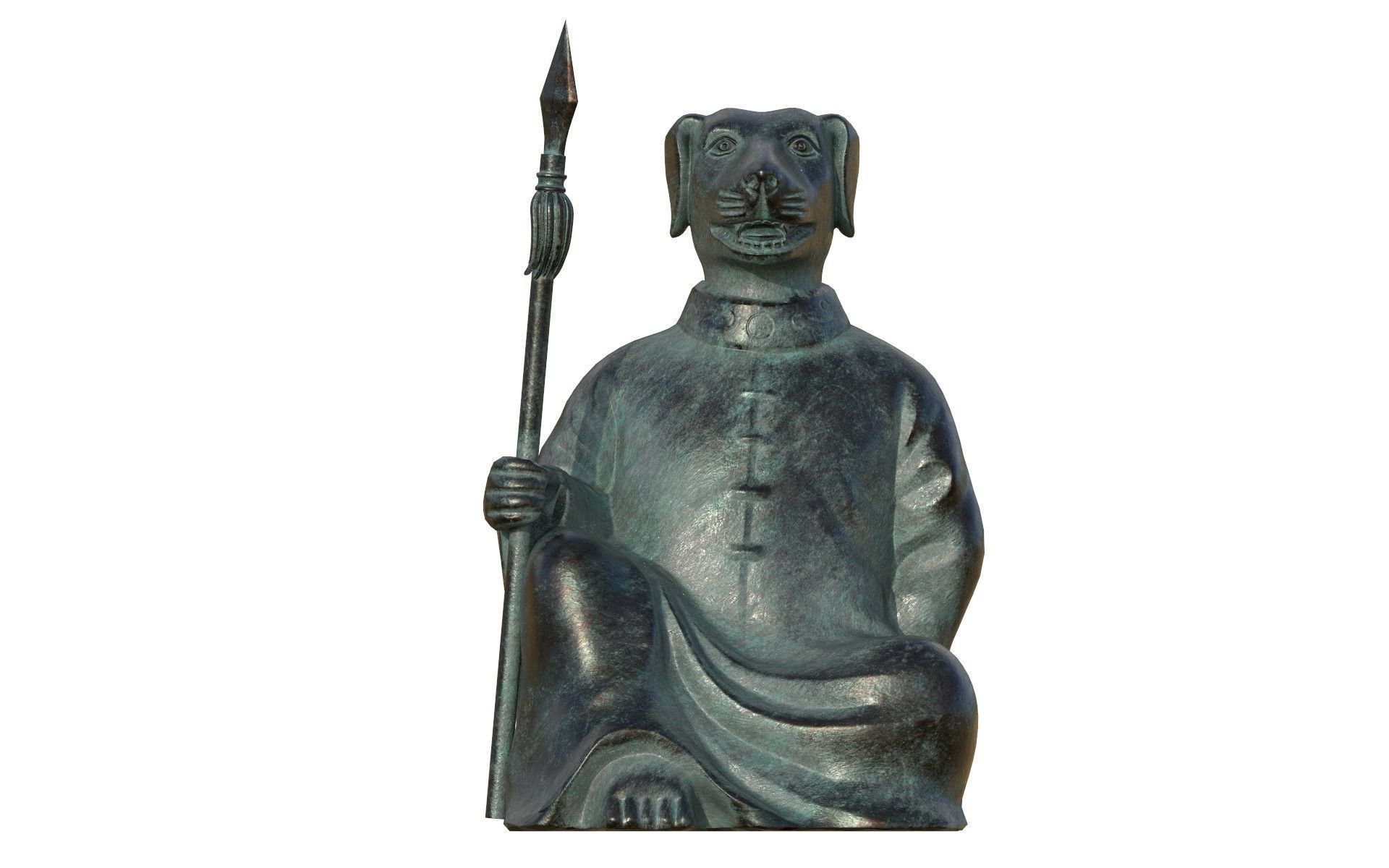 Zodiac  Dog 3D print model_4