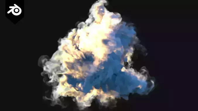 Realistic clouds for Blender 3D model