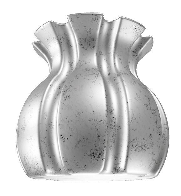 Ceramic Decor Vase 3D model_3