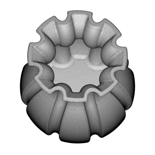 Ceramic Decor Vase 3D model_5