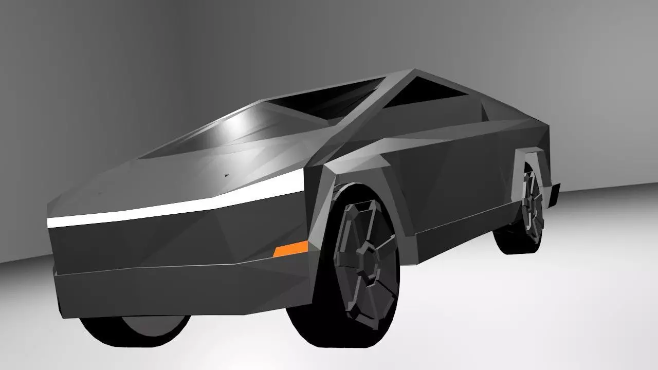 TESLA CYBER TRUCK 3D model_0
