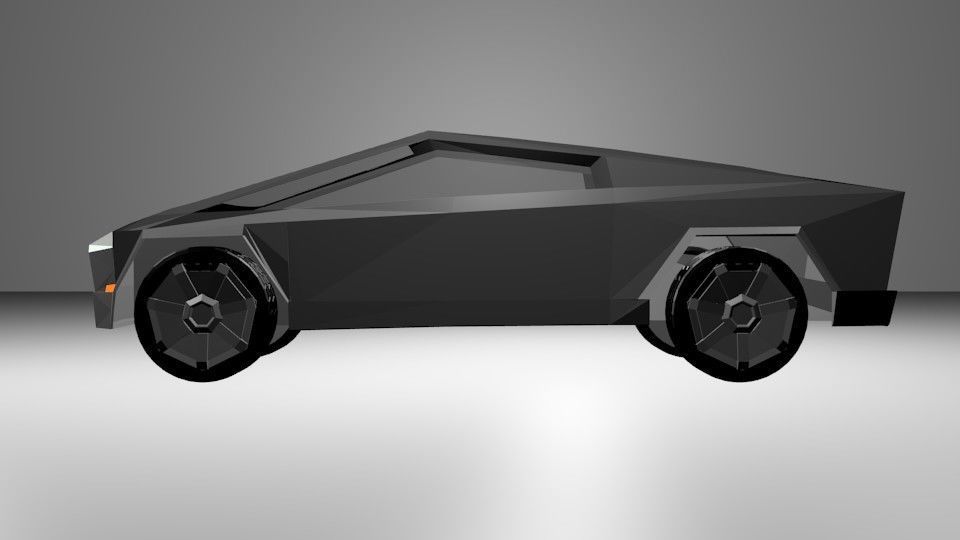 TESLA CYBER TRUCK 3D model_3