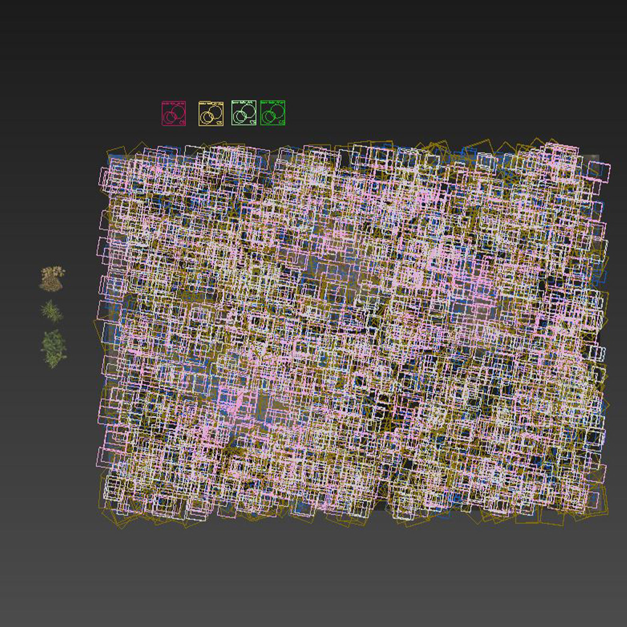 Meadow 2 grass in field 3D model_2