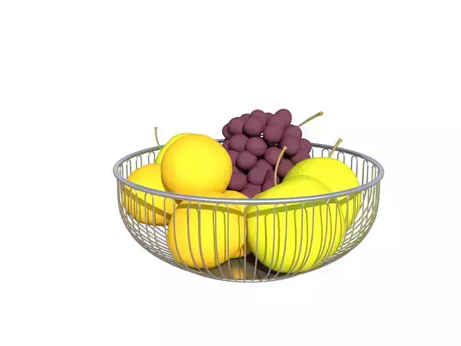fruit bowl 3d model 3D model