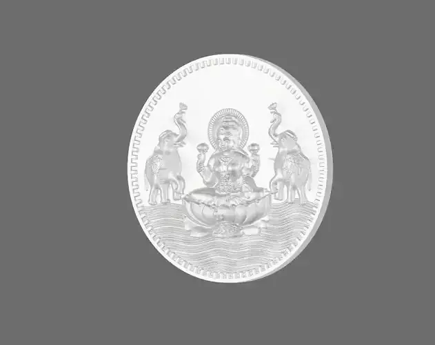 Laxmi Ji Coin Art Relief for die and casting jewellery