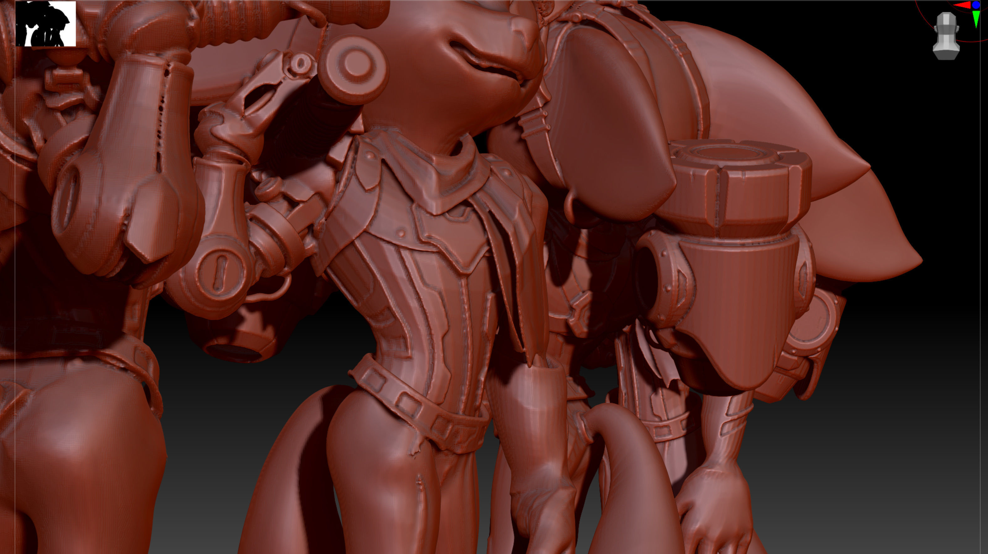 Ratchet and Clank Rivet 3D print model_5