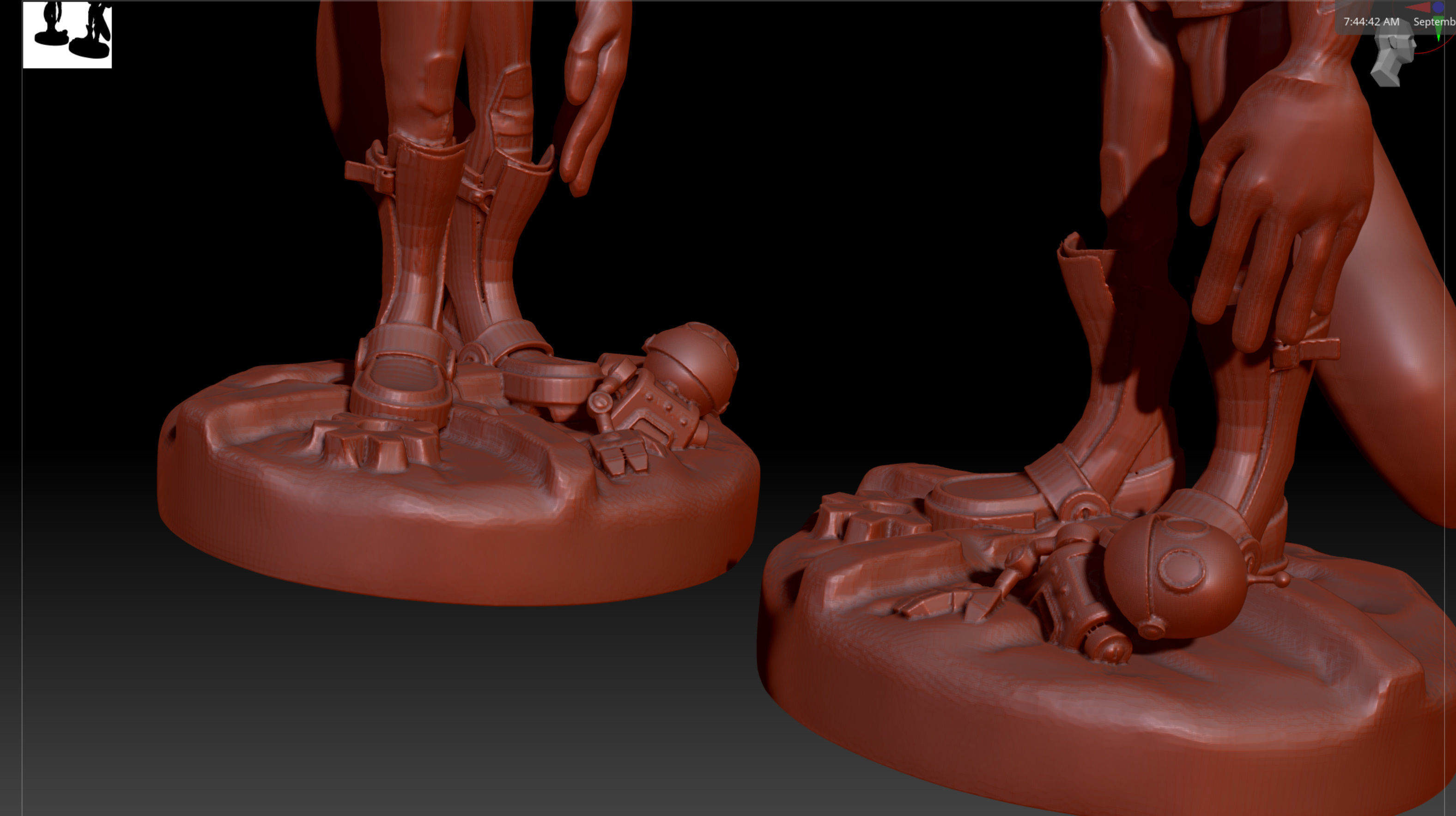 Ratchet and Clank Rivet 3D print model_4