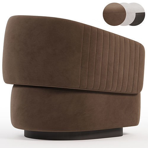 TWIBE Daniele Lo Scalzo Moscheri armchair 3D model 2