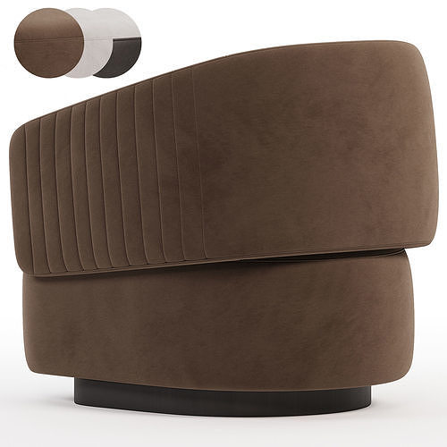 TWIBE Daniele Lo Scalzo Moscheri armchair 3D model 5
