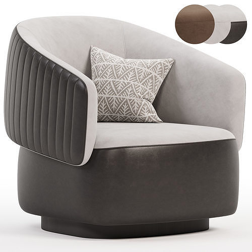 TWIBE Daniele Lo Scalzo Moscheri armchair 3D model 4