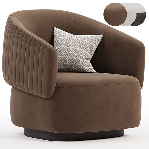 TWIBE Daniele Lo Scalzo Moscheri armchair 3D model 3