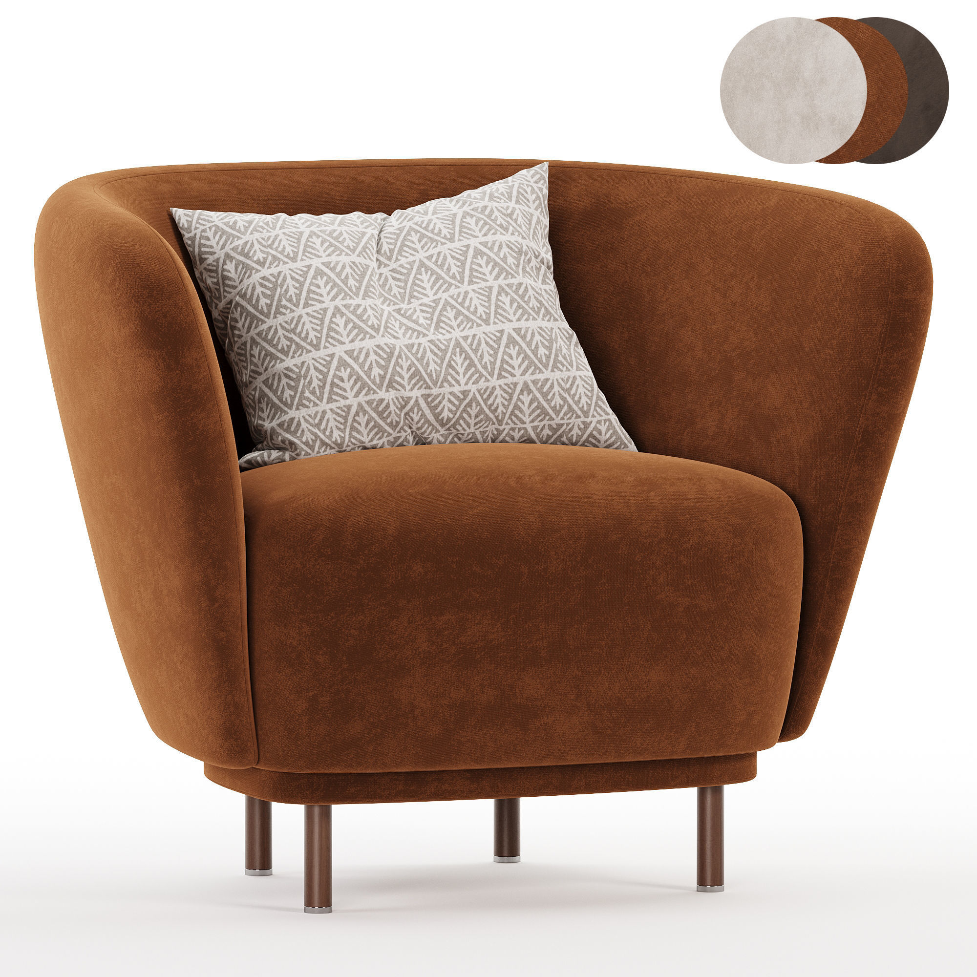 DANDY ARMCHAIR 3D model_1
