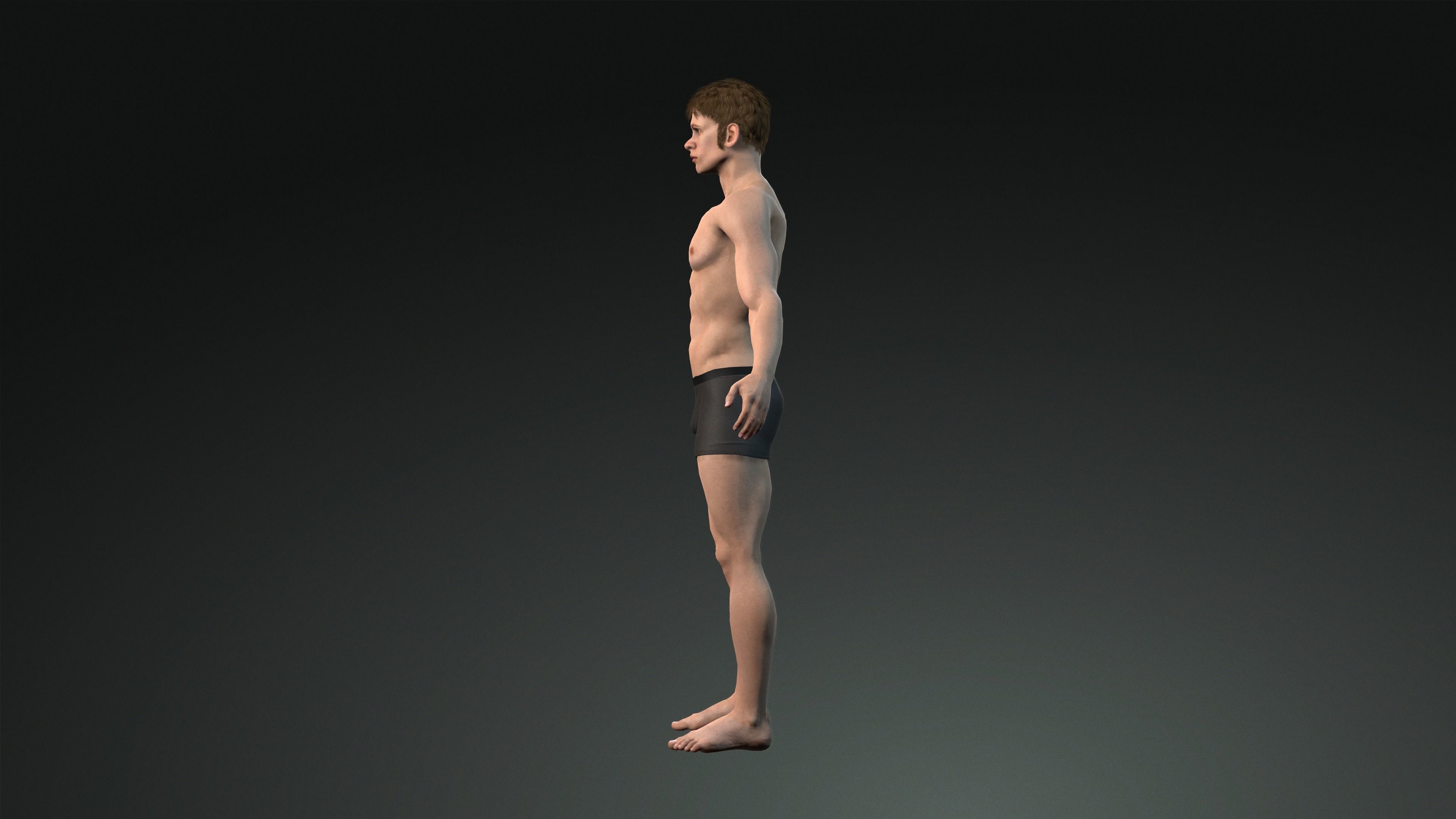 Male body  3D model_10
