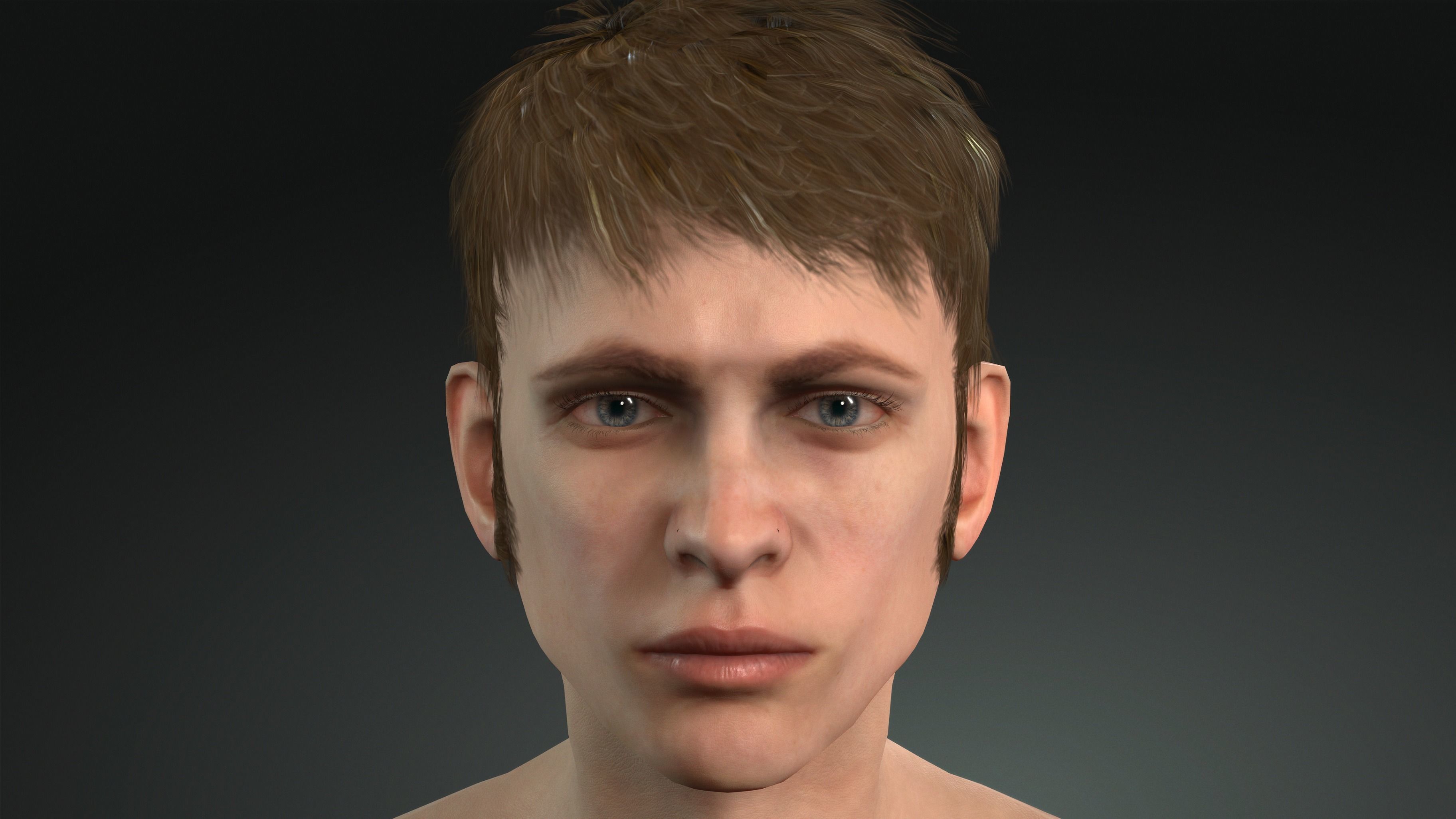 Male body  3D model_8