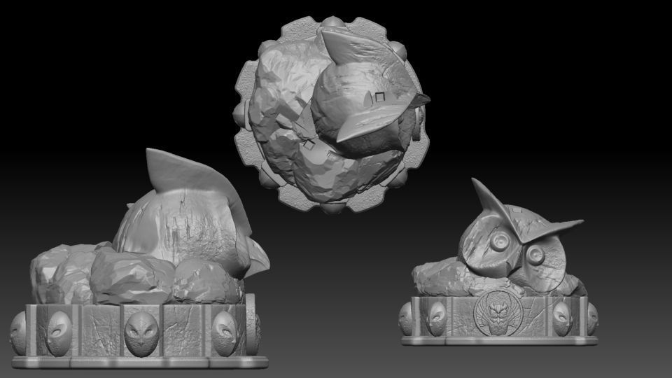 Talon three weapons in one 3D print model_11