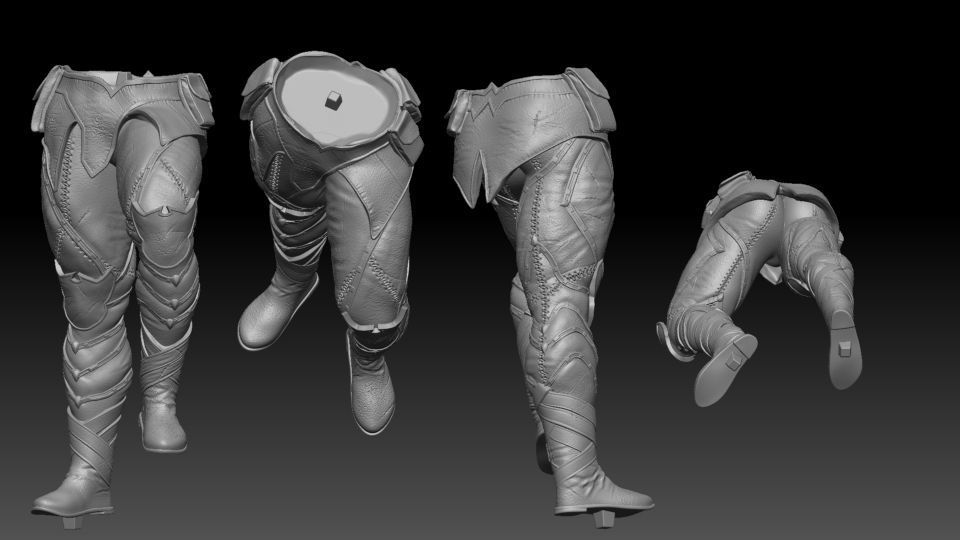 Talon three weapons in one 3D print model_12