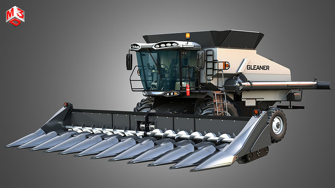 S96 - Combine Harvester - Corn Harvester Head 3D model