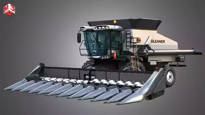 S96 - Combine Harvester - Corn Harvester Head 3D model