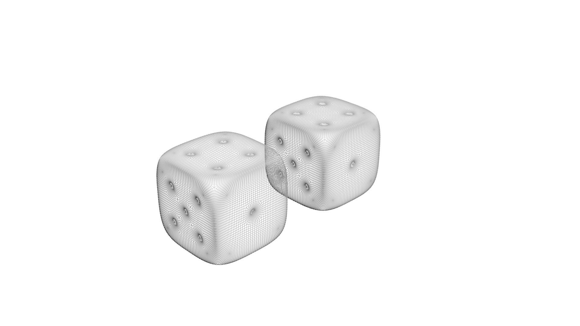 Dices 3D print model_21