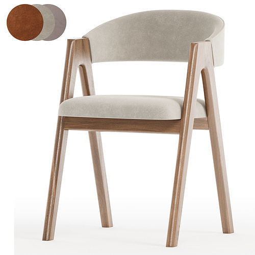 Deephouse Dublin chair 3D model 4