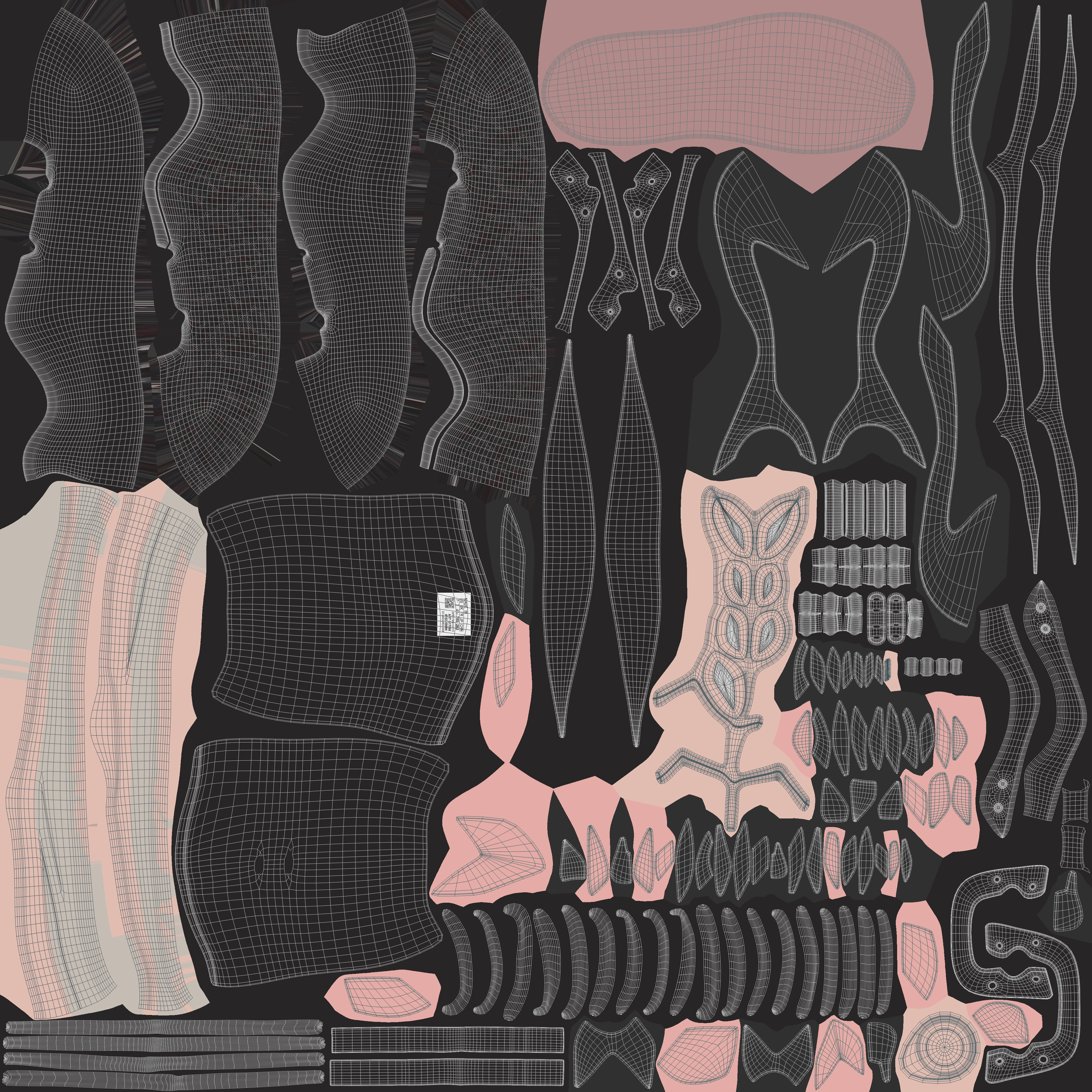 Black Sport Shoe 3D Model VR Low-poly 3D model_12