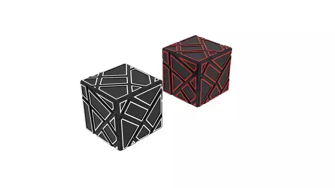 Ghost Cubes 3D model