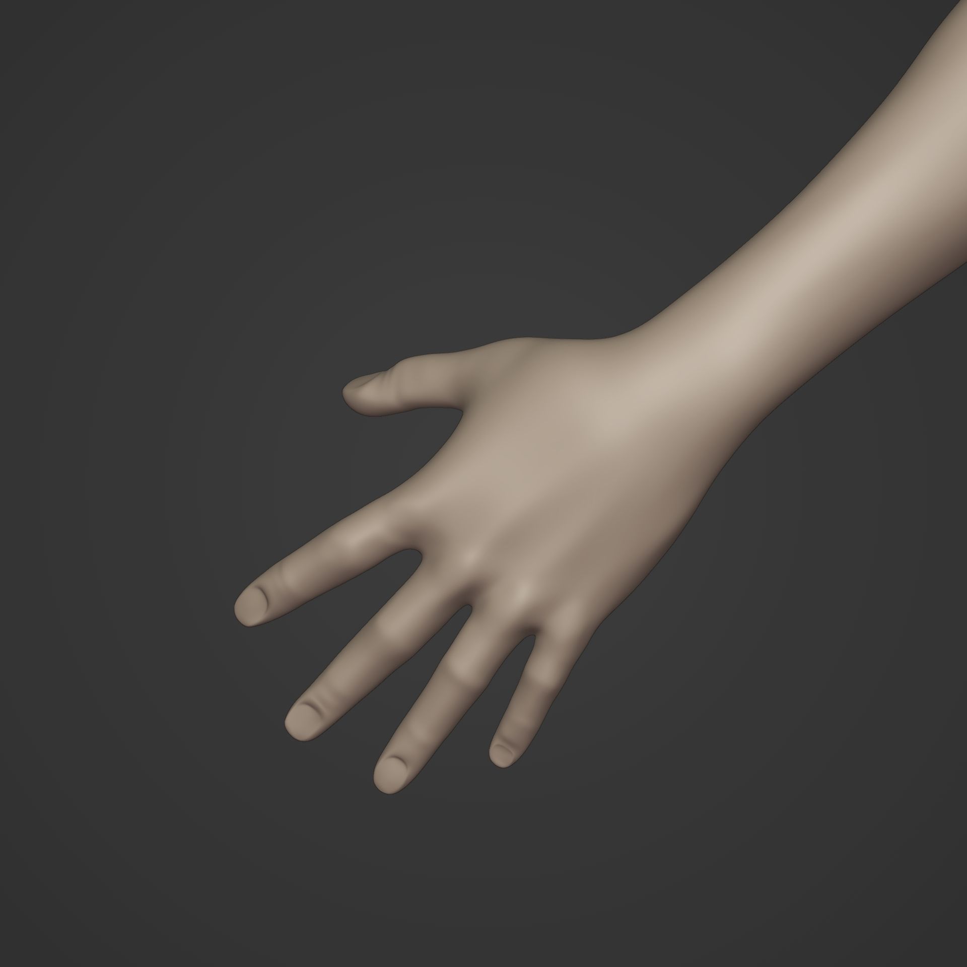 Rigged Character with FK and IK Rig Low-poly 3D model_17