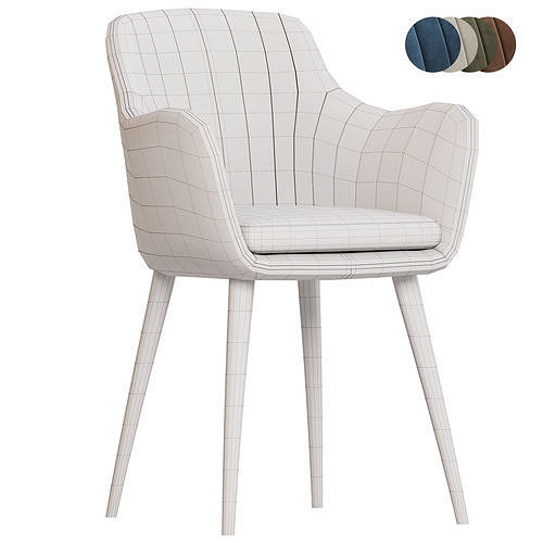 Mody Chair 3D model 7
