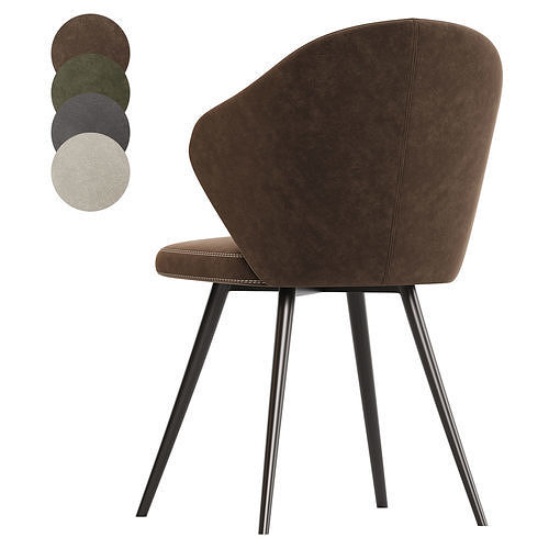 Edita Chair 3D model 5