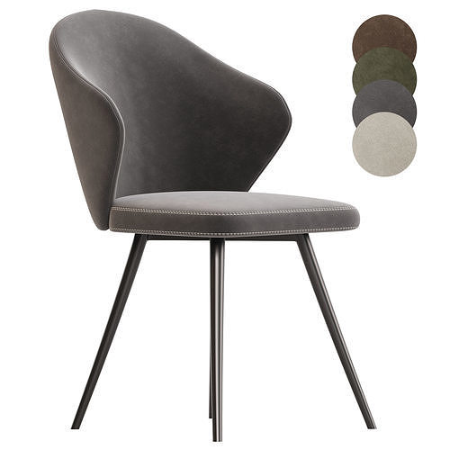 Edita Chair 3D model 6