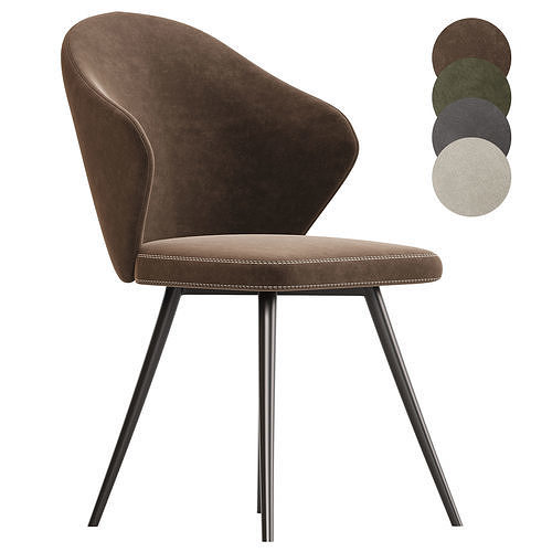 Edita Chair 3D model 2