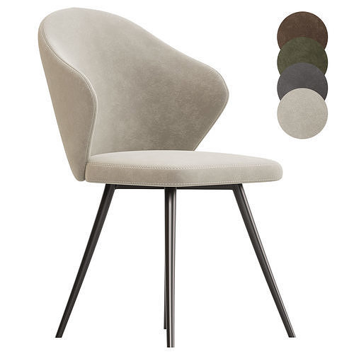 Edita Chair 3D model 4