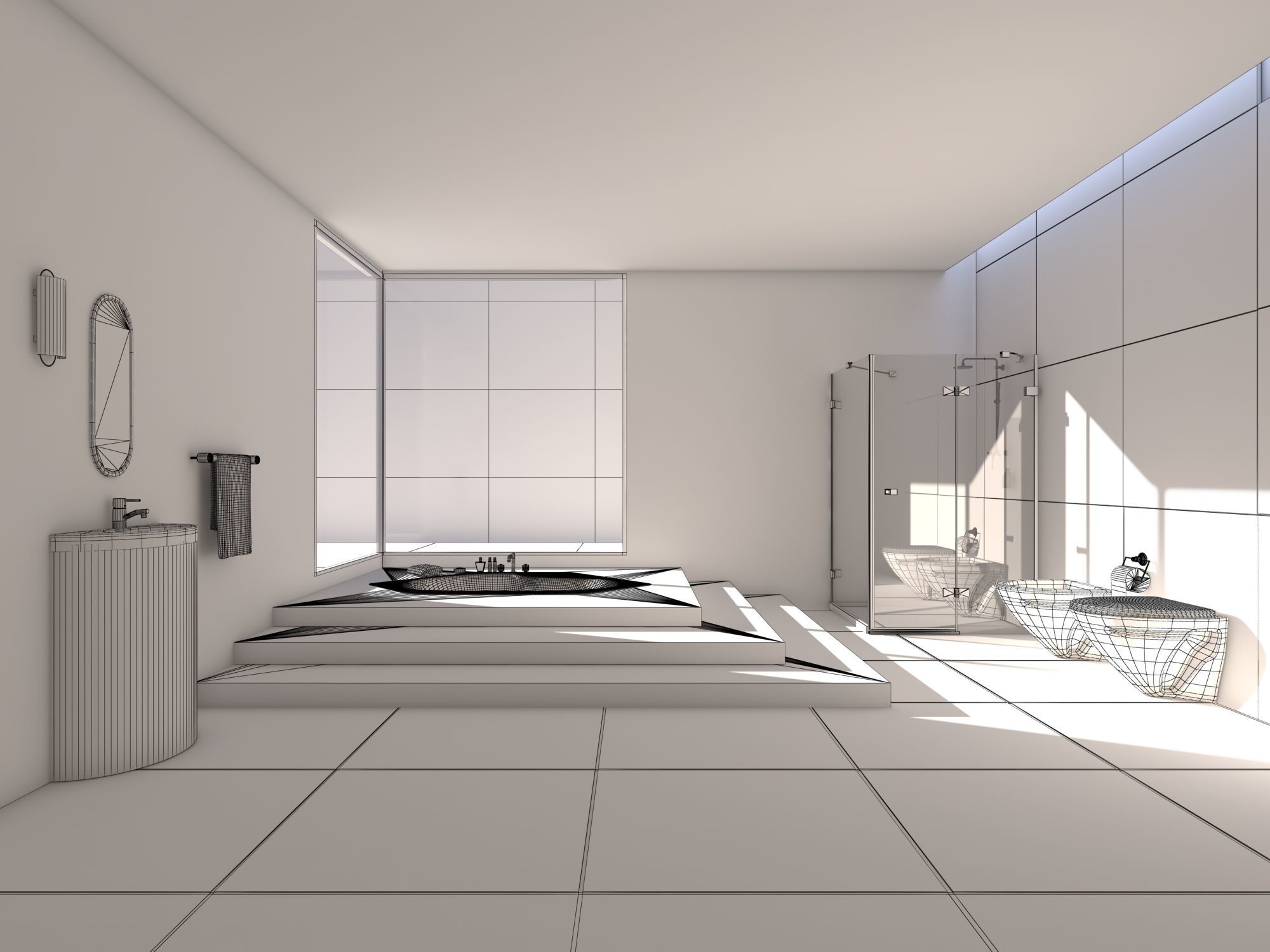 Bathroom 04 3D model_5