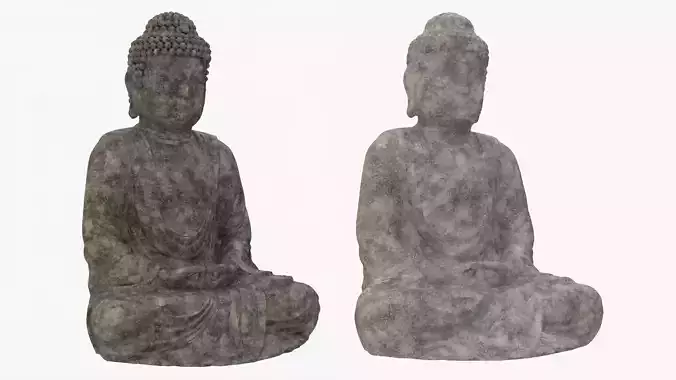 Realistic Buddha Statue