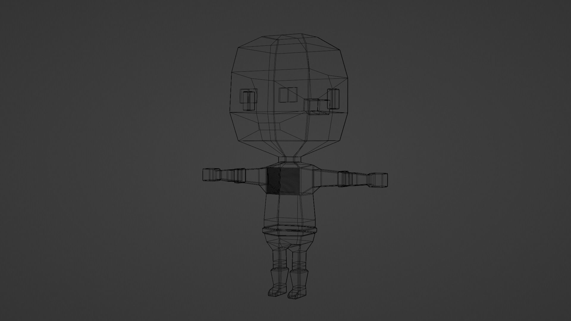 Abel Rigged Character Low-poly 3D model_5