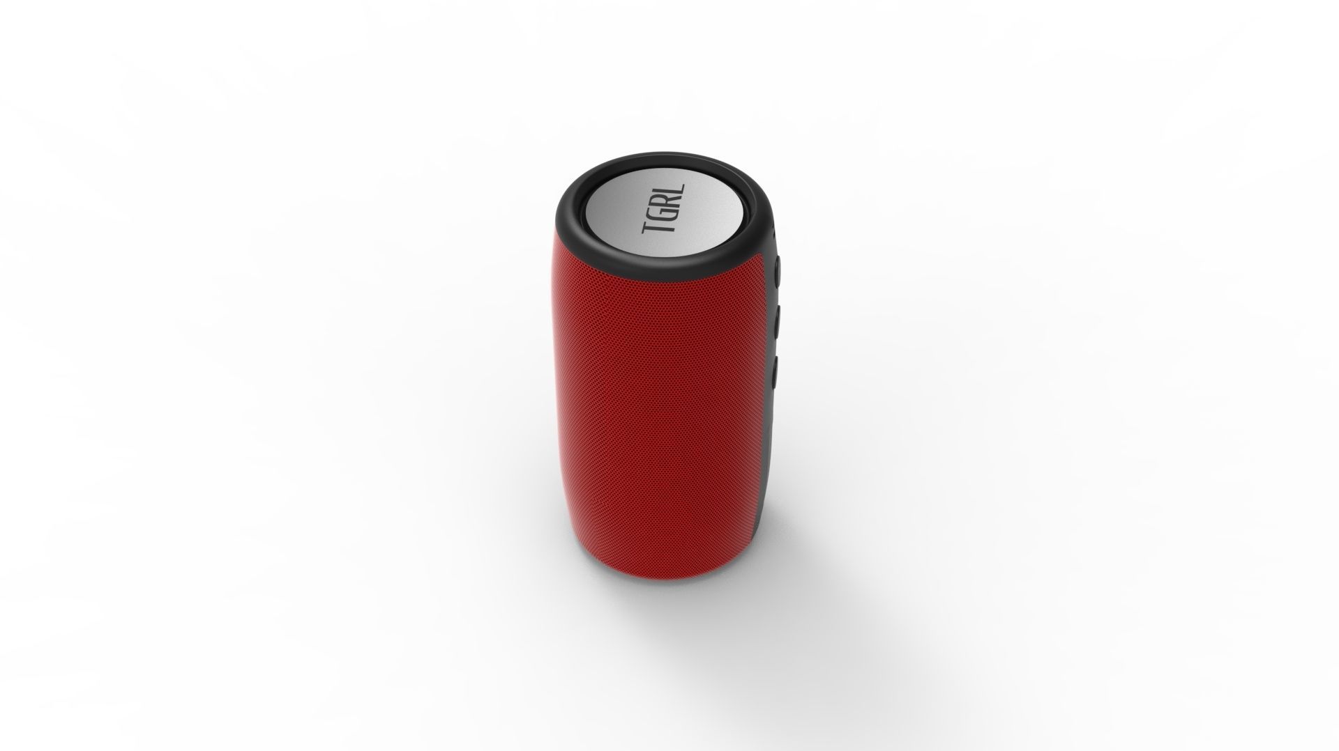 SPEAKER RED BODY 3D model_10