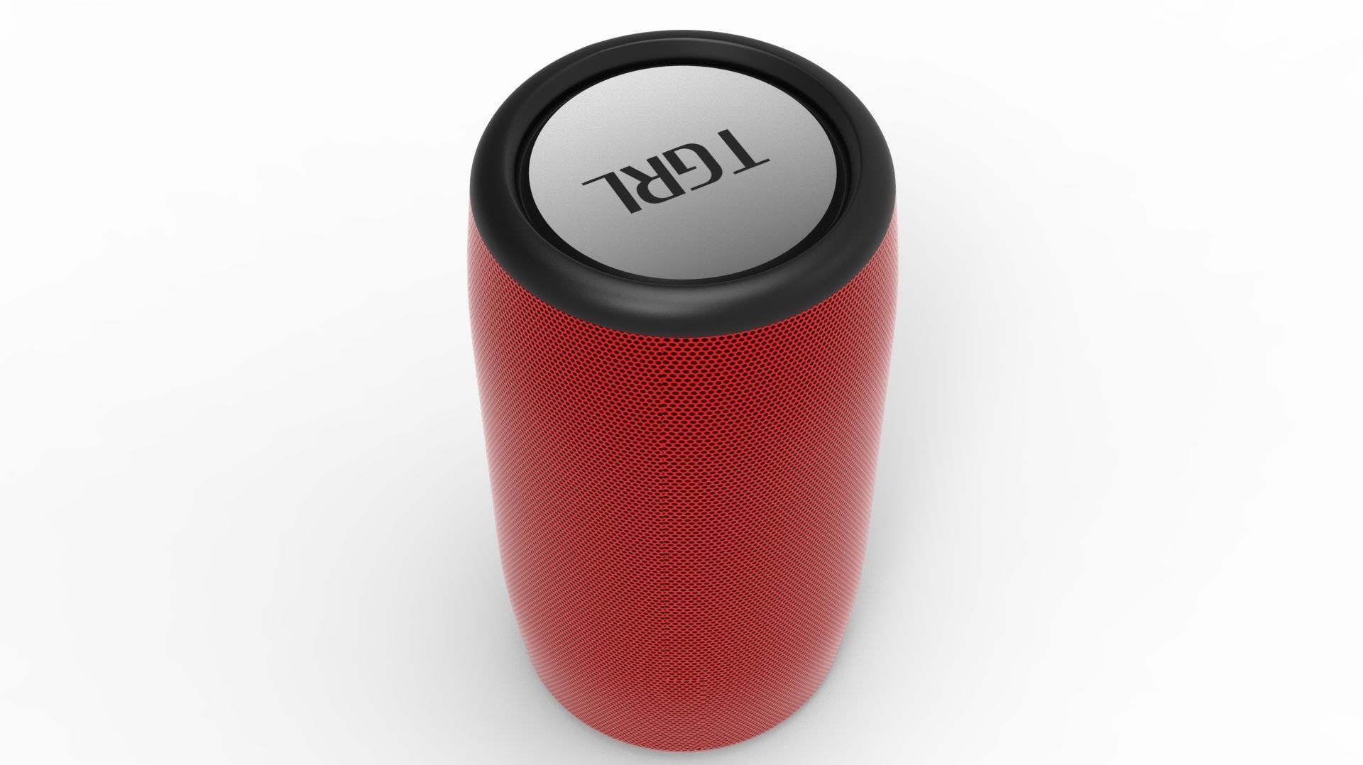 SPEAKER RED BODY 3D model_41