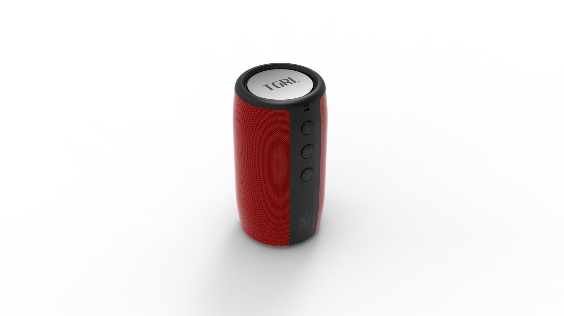 SPEAKER RED BODY 3D model_27