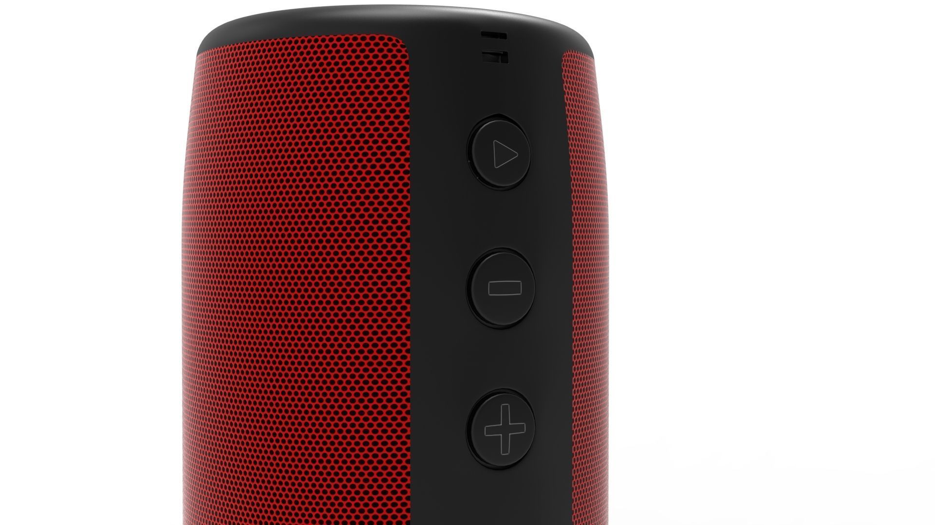 SPEAKER RED BODY 3D model_36
