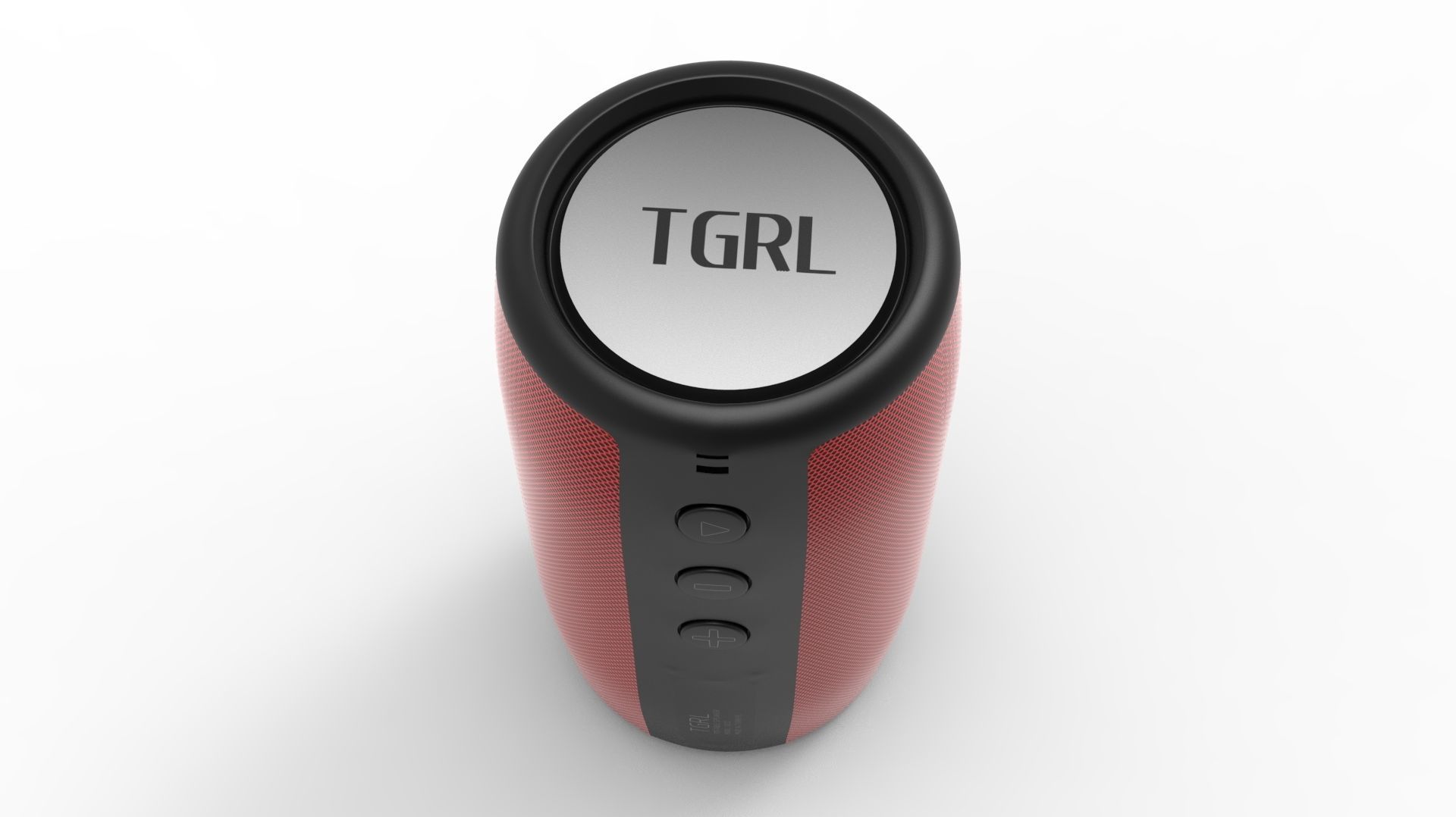 SPEAKER RED BODY 3D model_17