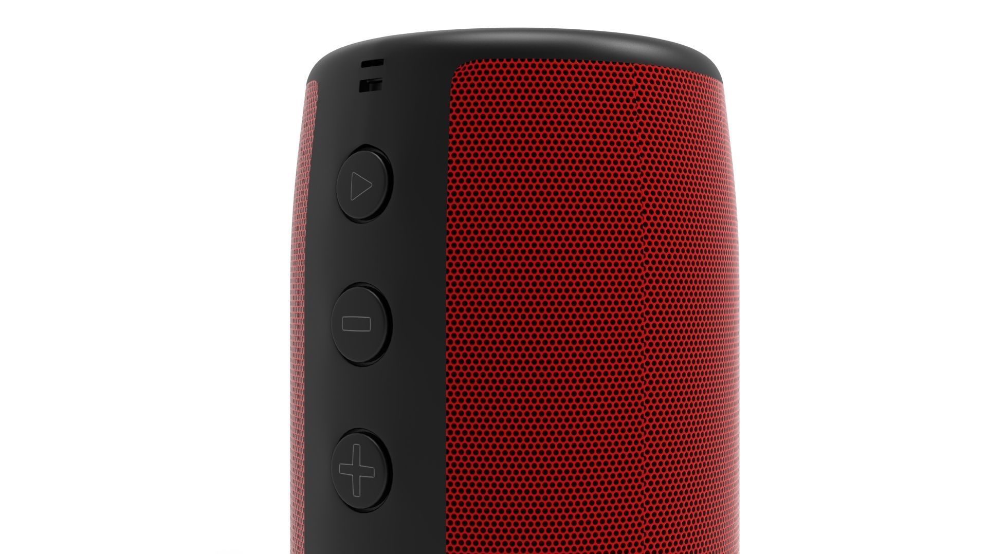 SPEAKER RED BODY 3D model_37