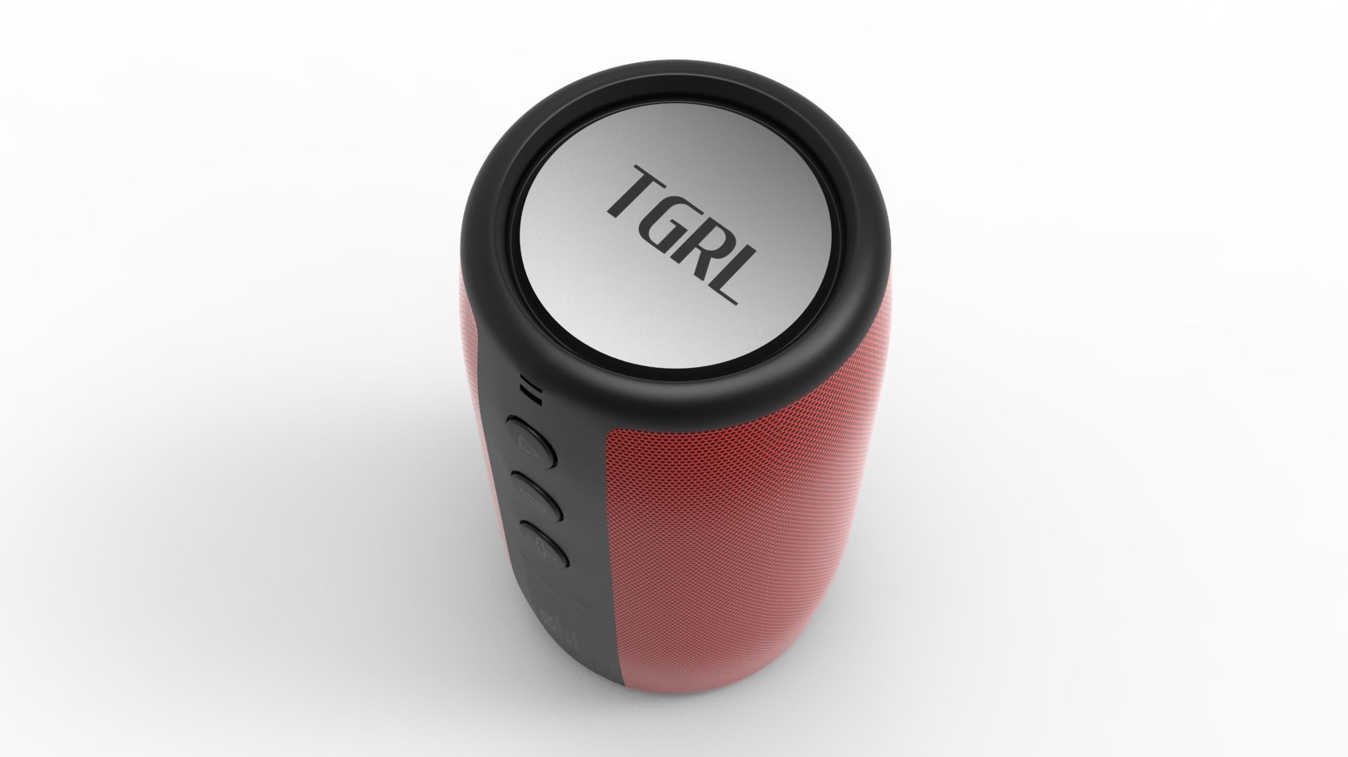 SPEAKER RED BODY 3D model_18