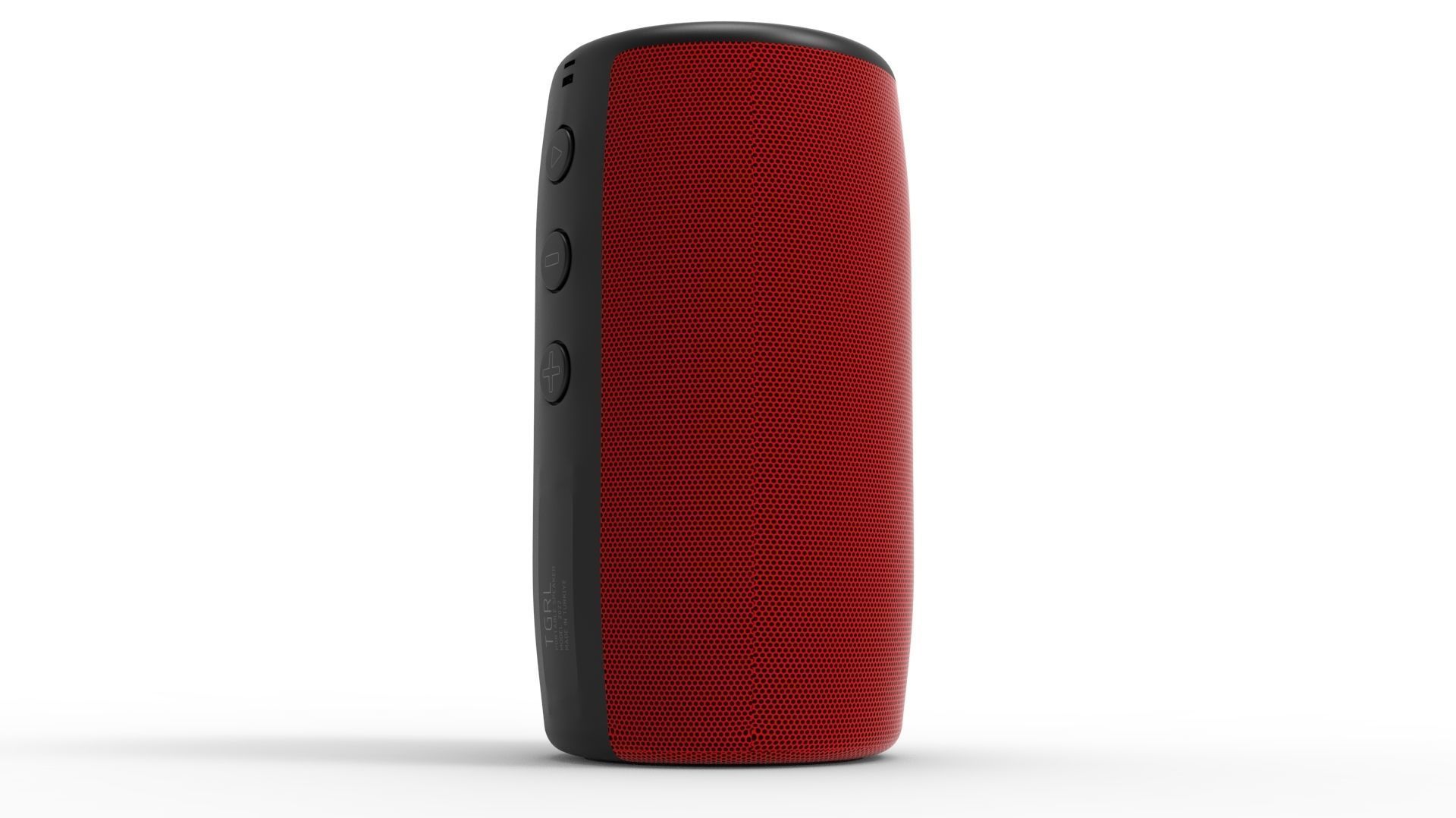 SPEAKER RED BODY 3D model_26