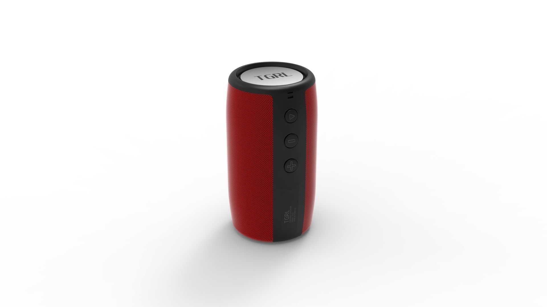 SPEAKER RED BODY 3D model_33
